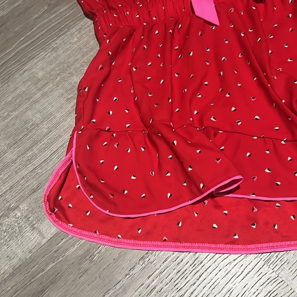 Victoria’s Secret Ruffle Heart Print Romper - Picture 8 of 12